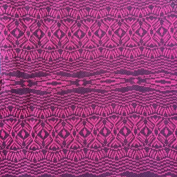 Eddie Bauer Quarter Zip Womens Small Purple Pink Knit Top Shirt Sweater Pullover - Picture 3 of 9